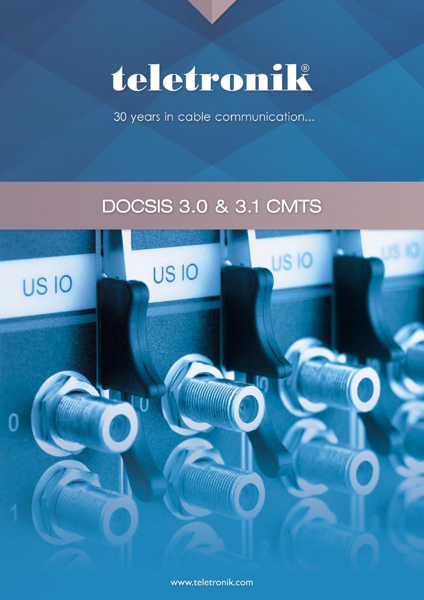 Teletronik DOCSIS 3.0 & 3.1 CMTS