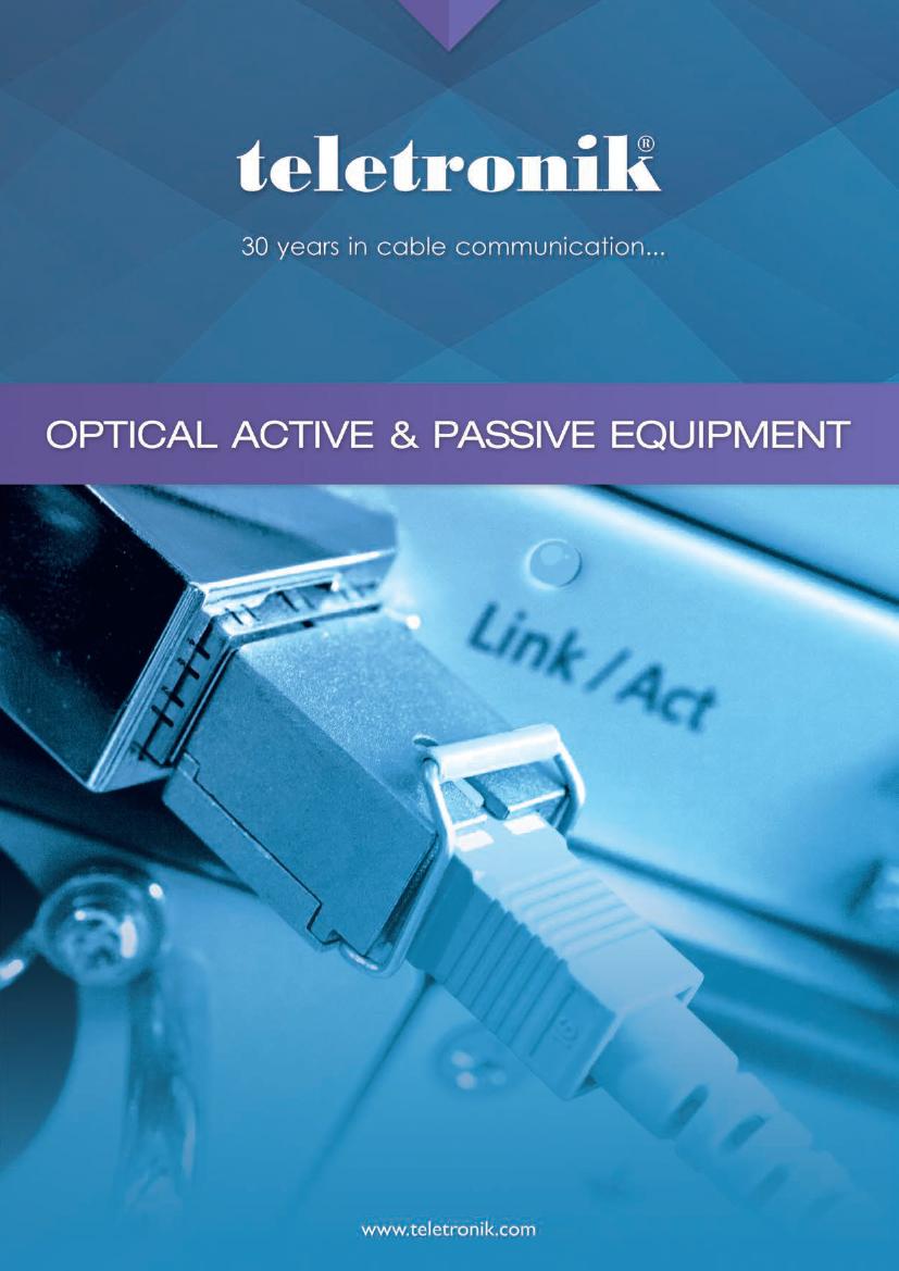 Teletronik Optical Active & Passive equipment